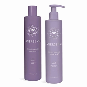 Innersense Organic Beauty - Natural Bright   Balanced Purple Toning Shampoo   Conditioner Value Duo | Non-Toxic, Cruelty-Free, Vegan Haircare (10 fl oz | 295 ml)