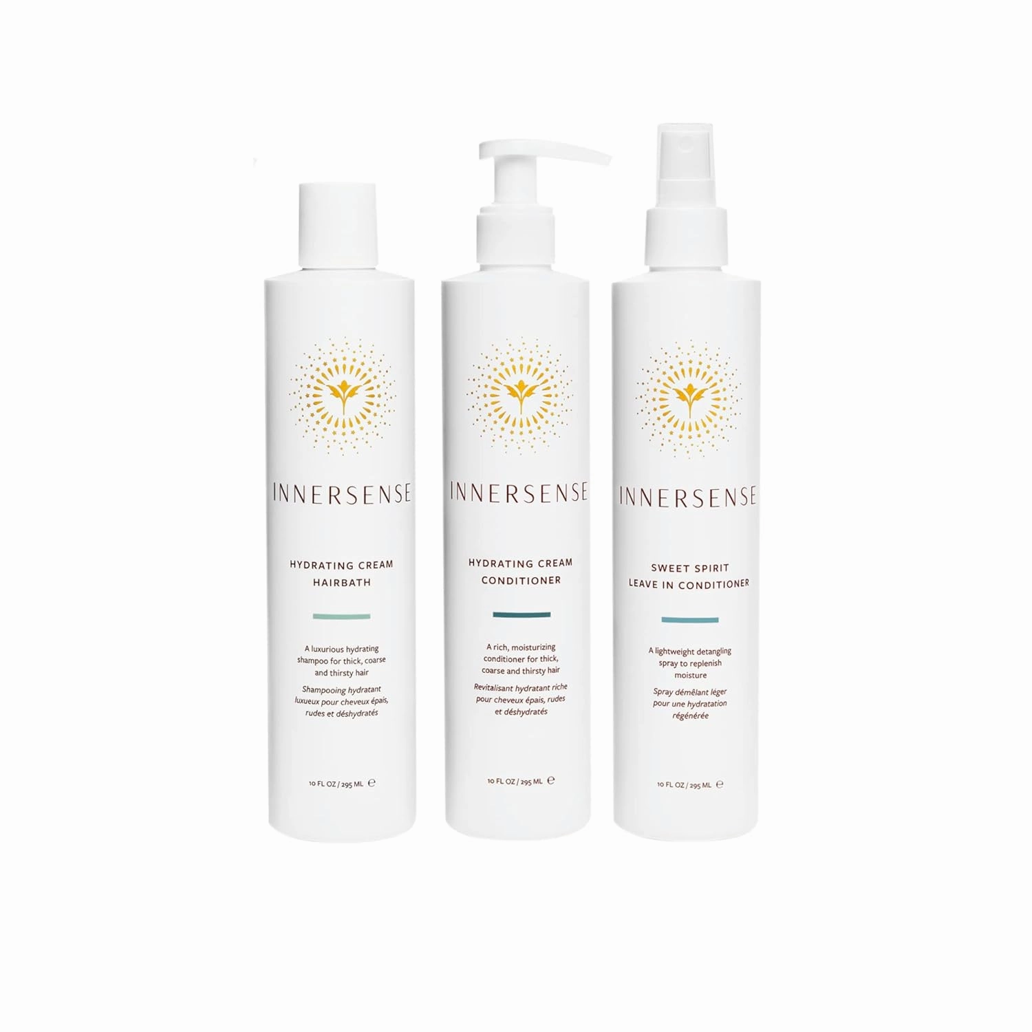 Innersense Organic Beauty - The Hydrate Trio Collection | Non-Toxic, Cruelty-Free, Sustainable Haircare (Full Size)