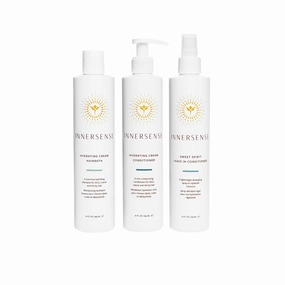 Innersense Organic Beauty - The Hydrate Trio Collection | Non-Toxic, Cruelty-Free, Sustainable Haircare (Full Size)