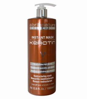 Instant Mask Keratin - 1000 ml - Treatment for Severely Damaged Hair - Restores Strength to the Hair Fibre - Powerful Anti-Frizz - Hair Conditioner