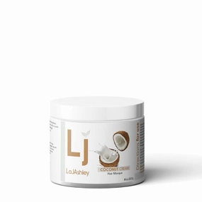 Intensely Hydrating Coconut Cream Hair Masque, Silicone Free, Moisturizing, Vegan, All Natural, for Dry, Colored, Damaged Hair 8 fl oz