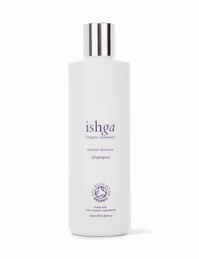 ishga Seaweed Shampoo | Natural & Organic Haircare | Scottish Seaweed | for All Hair Types | Hydrating, Vegan & Cruelty Free | 8.80 Fluid Ounces