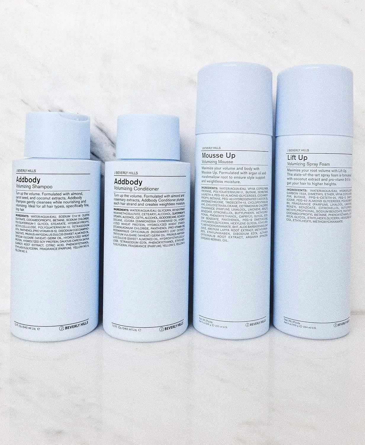J Beverly Hills Blue Addbody Volumizing Conditioner with Rosemary Oil for Hair Growth, (3 Oz, 12, Oz, 32 Oz)