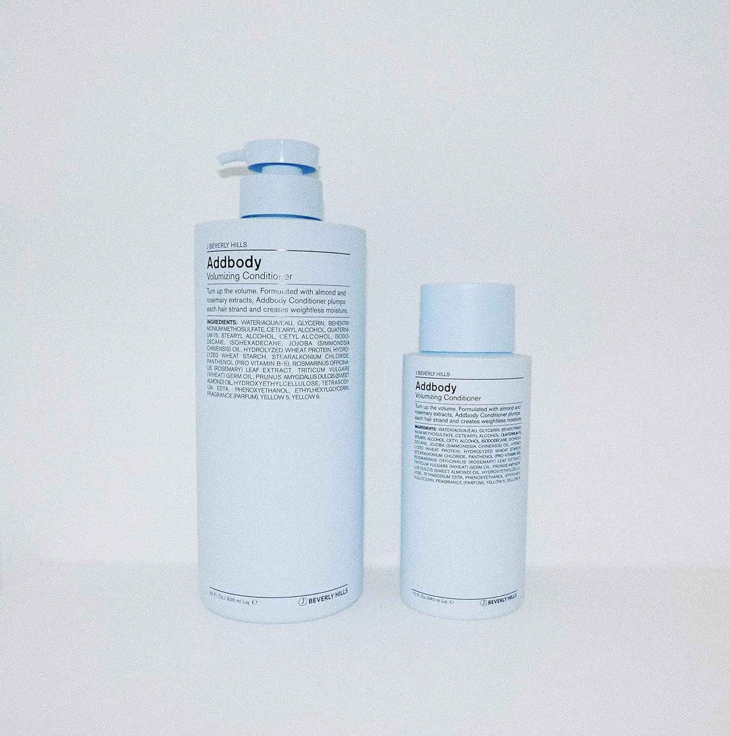 J Beverly Hills Blue Addbody Volumizing Conditioner with Rosemary Oil for Hair Growth, (3 Oz, 12, Oz, 32 Oz)