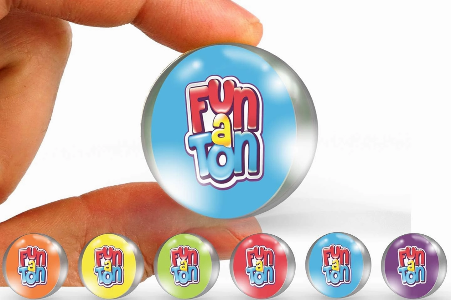 JA-RU Bloonies Large Confetti Plastic Bubbles with Straw (12 Plastic Balloons Assorted) Clear Balloons with Confetti. Old School Toys for Kids. Bulk Pool Party Favors. 4231-12p