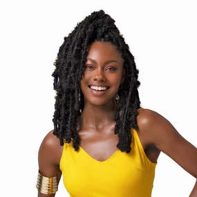 Janet Collection Nala Tress 3X BUTTERFLY FAUX LOCS Crochet Braid (10"/12"/14") (30)