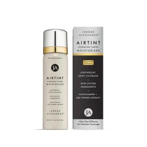Jerome Alexander MagicMinerals AirTint Tinted Moisturizer AirBrush Spray Light Shade | Tinted Moisturizer Spray with Anti-Aging Ingredients | Bright Light