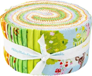 Jill Howarth 100 Aker Woods Rolie Polie 40 2.5-inch Strips Jelly Roll Riley Blake RP-15170-40
