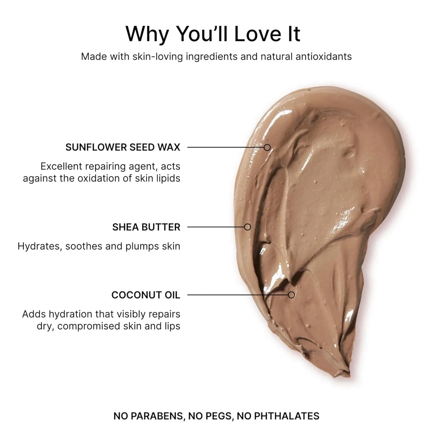 Jillian Dempsey Lid Tint: Satin Cream Eyeshadow I Easy Application for a Natural Shimmer or a Layered Matte Finish I Taupe