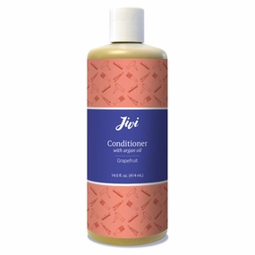 Jivi Conditioner With Argan Oil (Grapefruit) | Makes Hair Softer, Shinier, & More Manageable | 100% Natural with Organic Ingredients | Made for All Hair Types, Color Safe | 14 fl. oz.