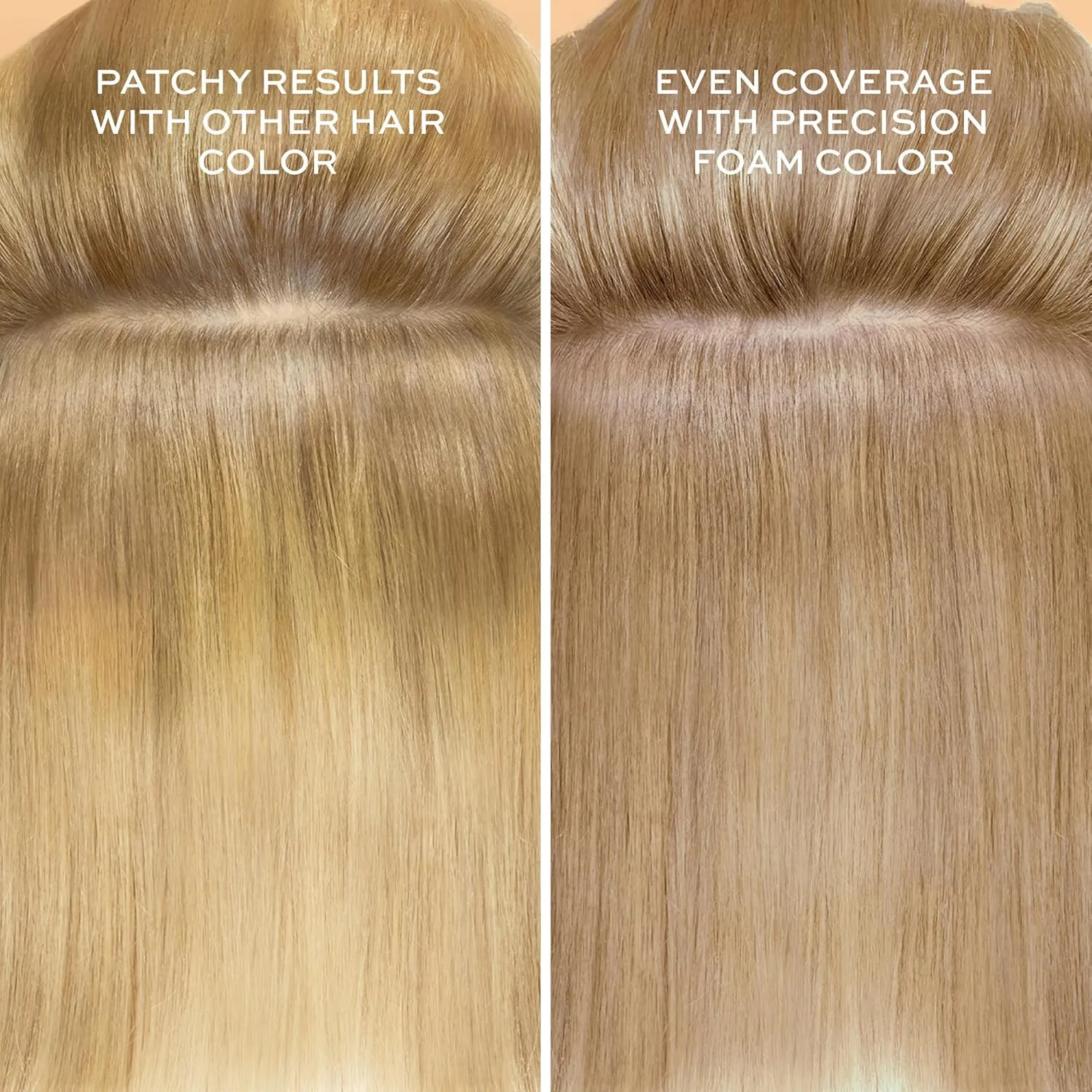 John Frieda Precision Foam Colour, Light Natural Blonde 9N, Full-coverage Hair Color Kit, Anti-Fade Gray Coverage, Deep Color Saturation Hair Dye, Pack of 2