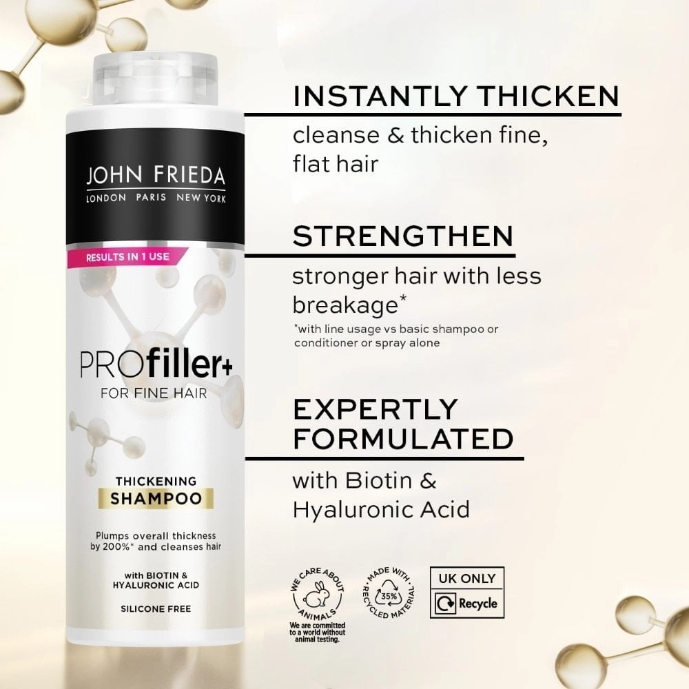 John Frieda Volume PROFiller  Thickening Shampoo & Conditioner Twin 2 x 500ml