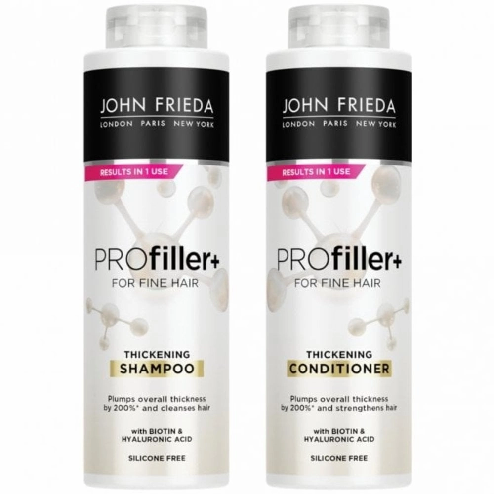 John Frieda Volume PROFiller  Thickening Shampoo & Conditioner Twin 2 x 500ml