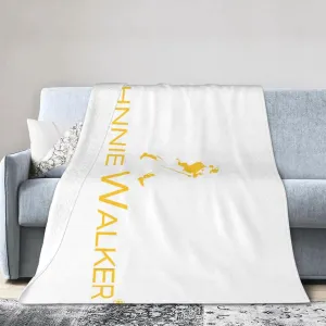 Johnnie Music and Walker Flannel Throw Blanket for Couch Bed Super Soft Air Conditioner Cozy Warm Blanket 80"x60"
