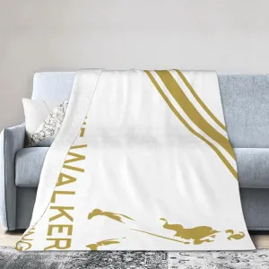 Johnnie Music and Walker Flannel Throw Blanket for Couch Bed Super Soft Air Conditioner Cozy Warm Blanket 80"x60"