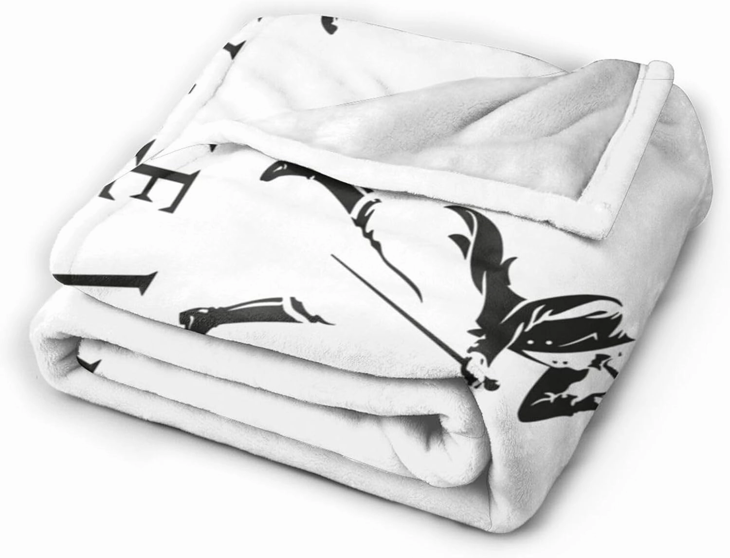 Johnnie Music and Walker Flannel Throw Blanket for Couch Bed Super Soft Air Conditioner Cozy Warm Blanket 80"x60"