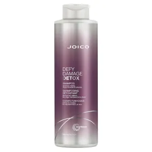Joico Defy Damage Detox Shampoo | Removes Chlorine, Hard Water Residue, Product Buildup, Metals, & Trace Minerals | Strengthens Bonds & Preserves Hair Color | Vegan | Sulfate-Free