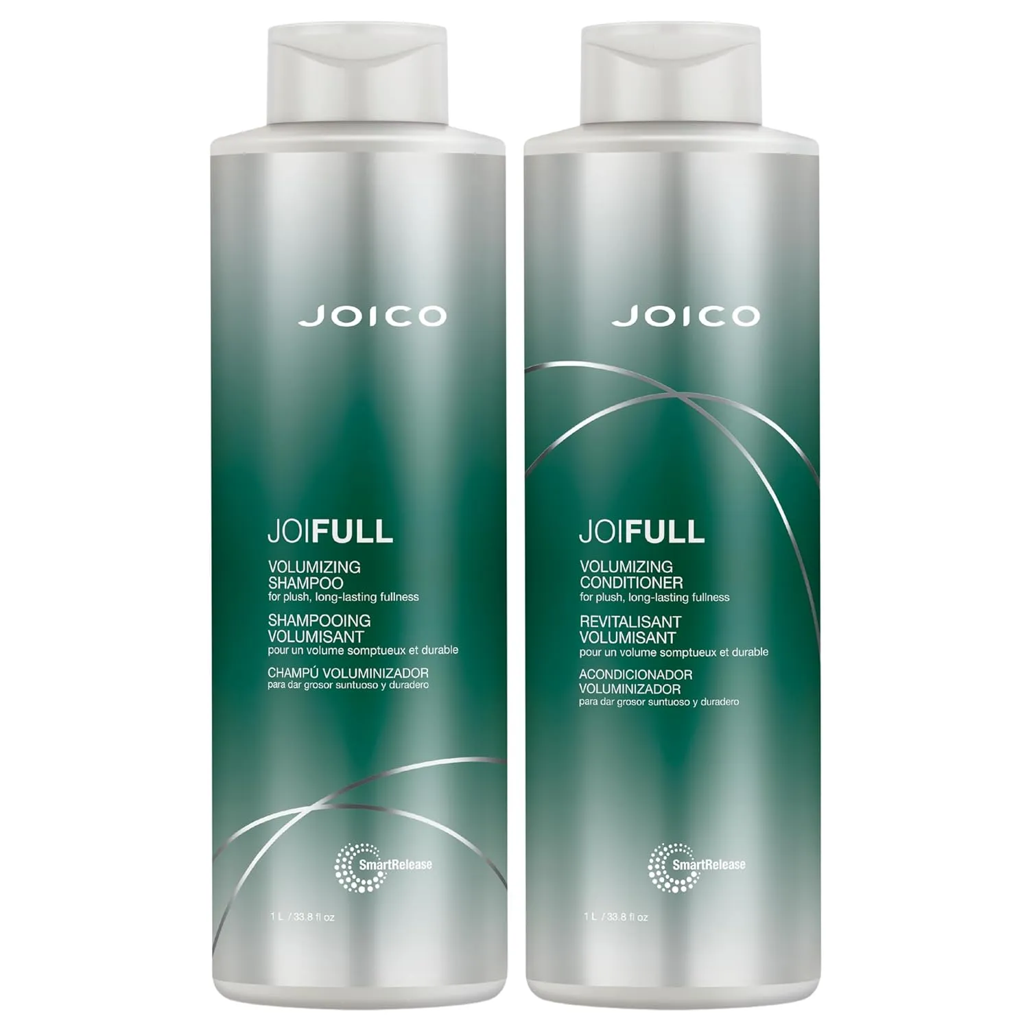 Joico JoiFULL Volumizing Shampoo & Conditioner Set| For Fine, Thin Hair | Add Instant Body | Long-Lasting Fullness | For Thicker Bouncier Hair | Boost Shine| Infused With Lotus Flower & Bamboo Extract