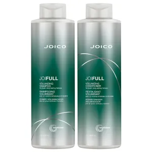 Joico JoiFULL Volumizing Shampoo & Conditioner Set| For Fine, Thin Hair | Add Instant Body | Long-Lasting Fullness | For Thicker Bouncier Hair | Boost Shine| Infused With Lotus Flower & Bamboo Extract
