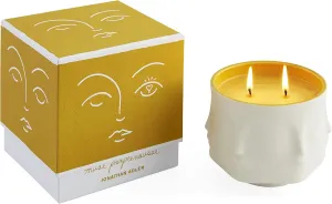 Jonathan Adler Muse Couleur Pamplemousse Candle, White/Yellow 5 25 inch