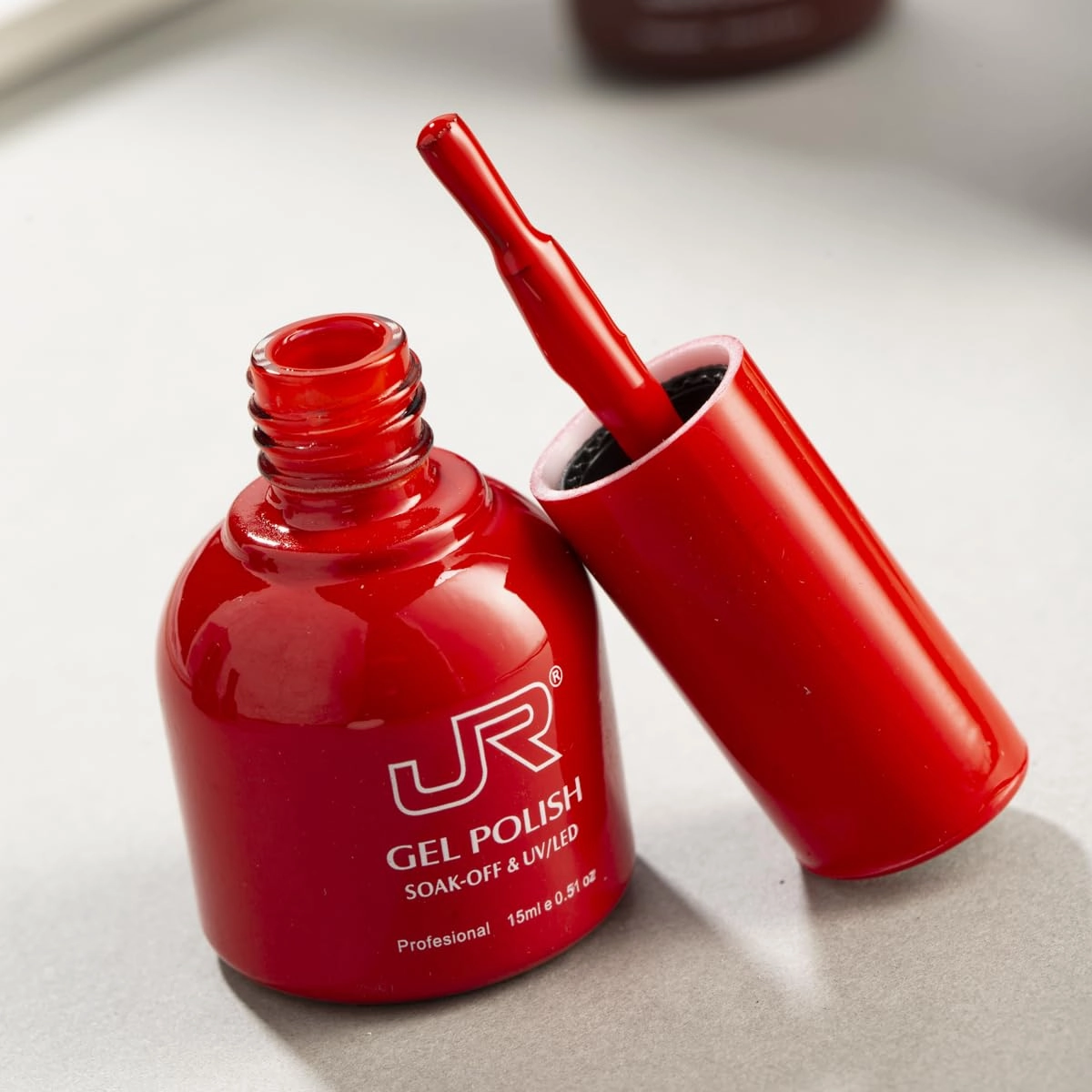 JR 6Pcs 15ml Gel Polish Set Colorful Collection Nail Polish Red Pink Green Brown Purple Soak off UV Gel polish Chip Resistant for Women (137G, 15ml)