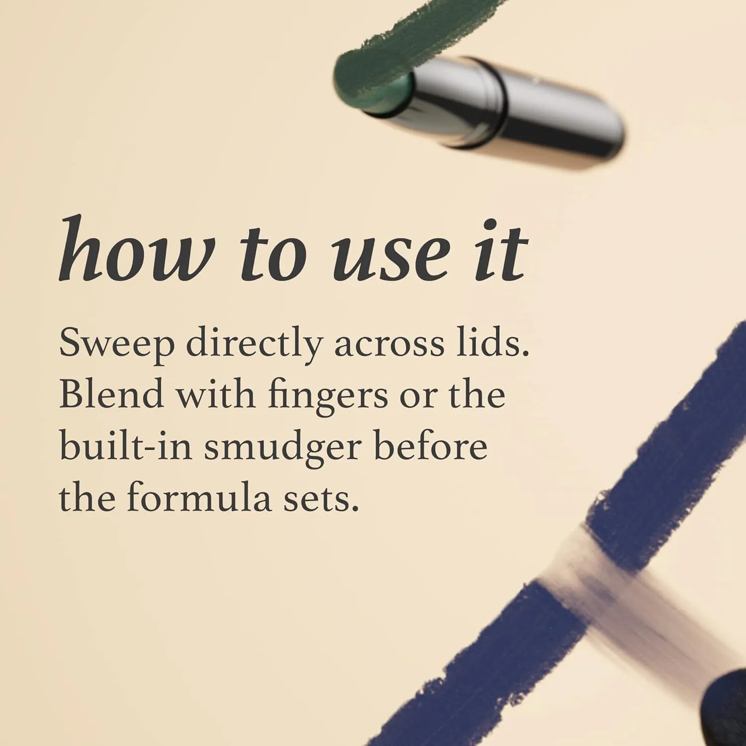 Julep Eyeshadow 101 Crème-to-Powder Waterproof Eyeshadow Stick – Warm Gold Shimmer – Long-Lasting, Crease-Proof, Golden Shimmer Cream Eyeshadow with Built-in Smudger