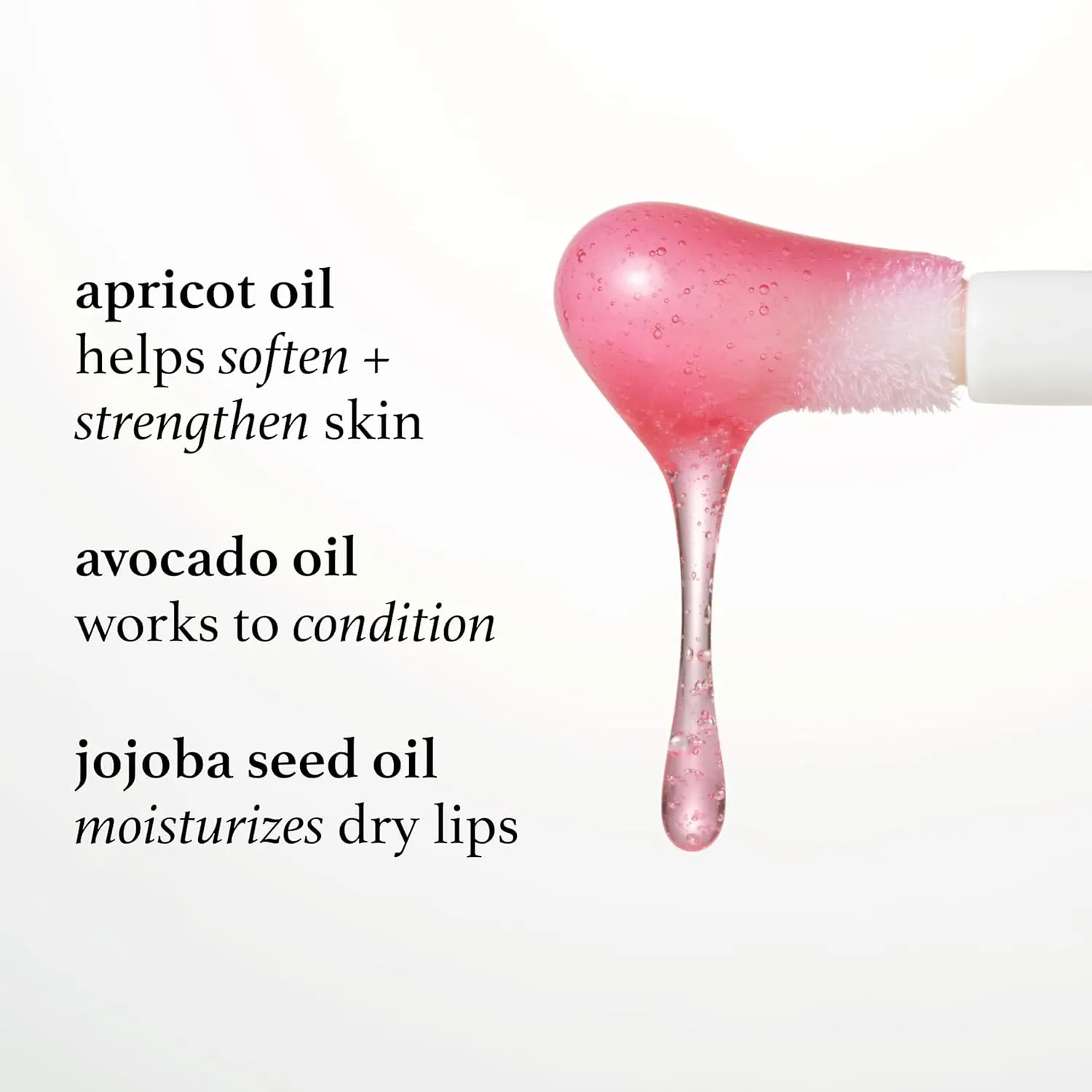 Julep So Plush Lip Oil, Hydrating Lip Treatment, Sheer Color & High-Shine Finish, Infused With Jojoba Oils, Apricot and Avocado, Vegan & Cruelty-free, Hot Pink