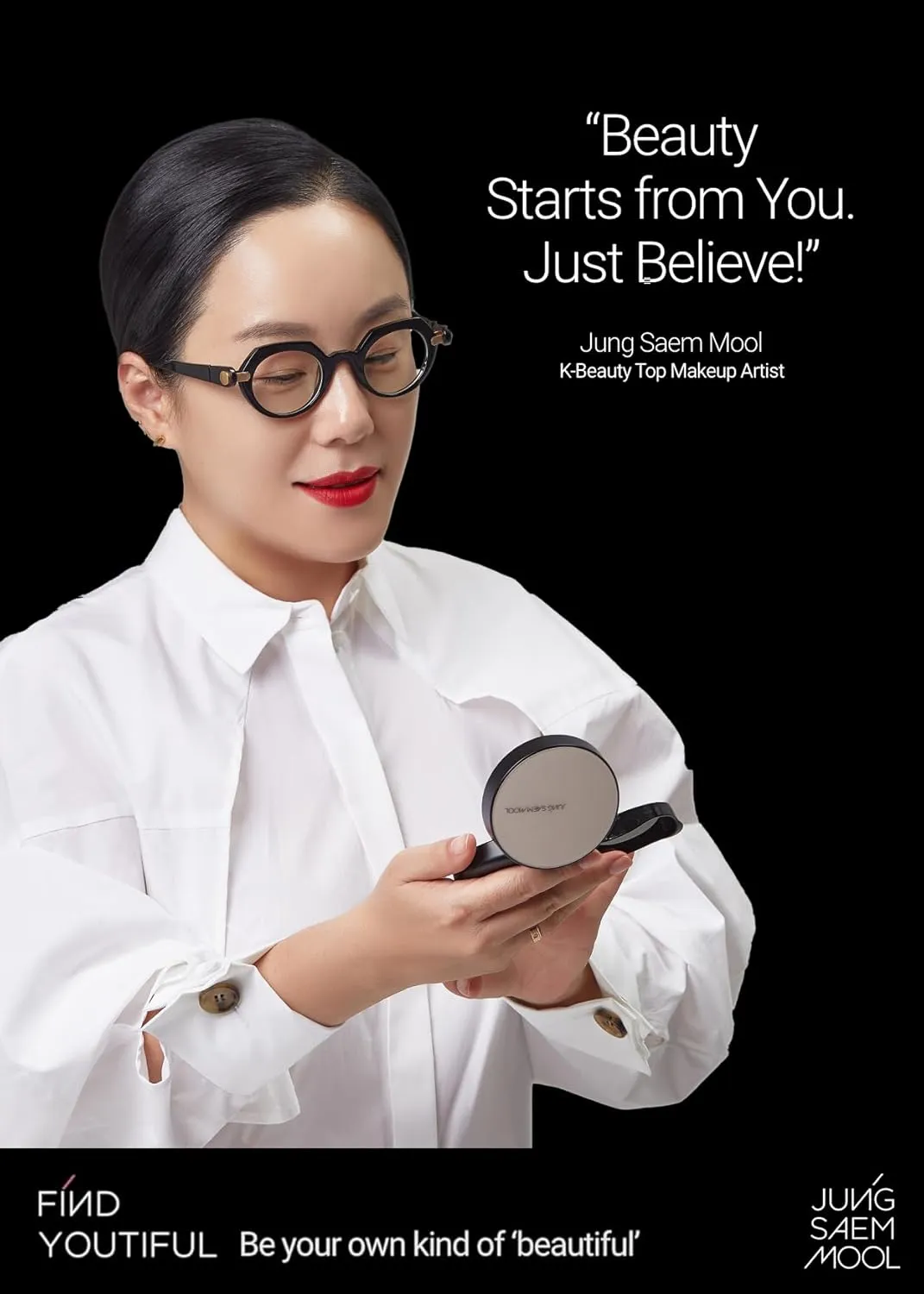 [JUNGSAEMMOOL OFFICIAL] Essential Skin Nuder Cushion (Pink Light) | Refill Included | Natural Finish | Buildable Coverage | Makeup Artist Brand | Cream Foundation