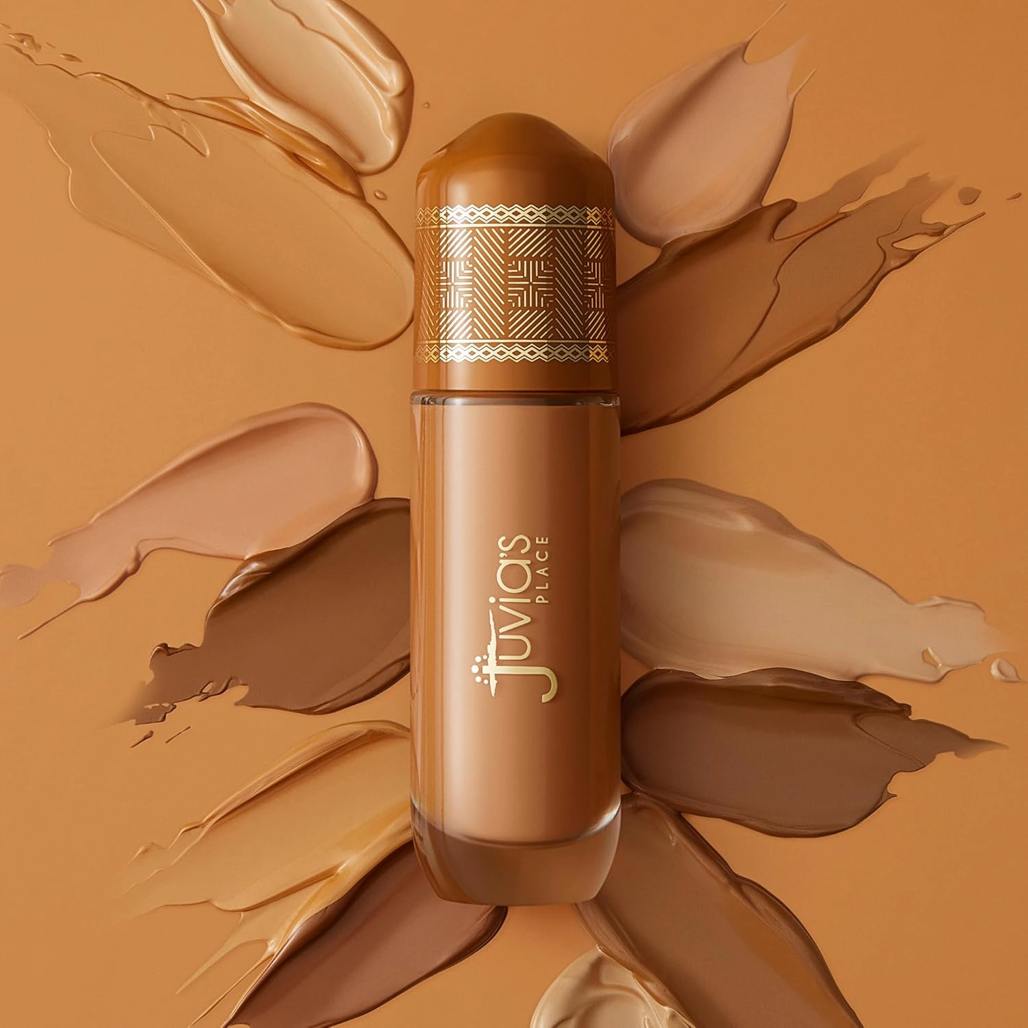 Juvia's Place I Am Magic Radiance Booster - Shade Medium 6 (Giza) - Flawless Effect for Glam Makeup - Blurs, Smooths & Illuminates Complexion - Glow Activator with Buildable Low to Medium Coverage