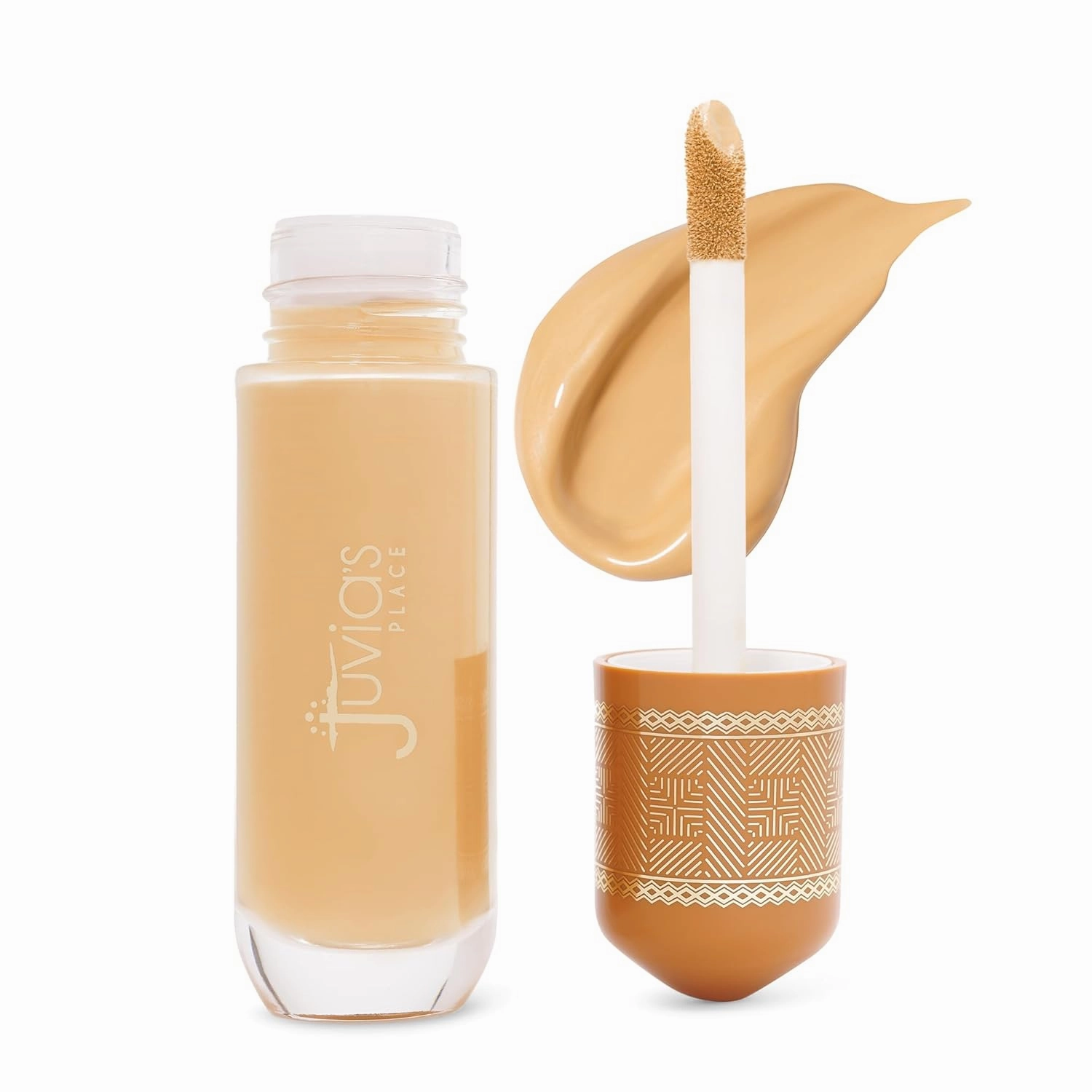 Juvia's Place I Am Magic Radiance Booster - Shade Medium 6 (Giza) - Flawless Effect for Glam Makeup - Blurs, Smooths & Illuminates Complexion - Glow Activator with Buildable Low to Medium Coverage