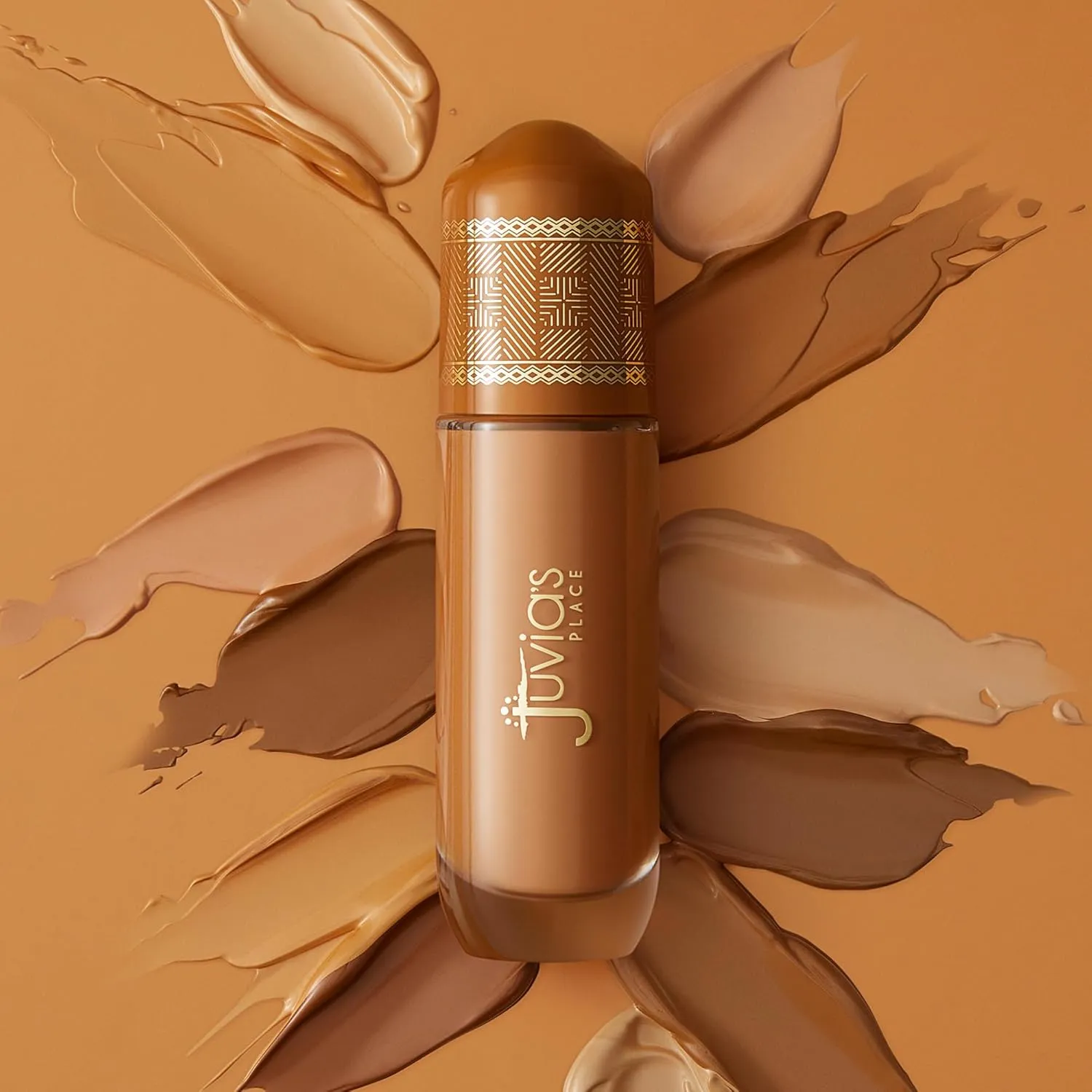 Juvia's Place I Am Magic Radiance Booster - Shade Dark 2 (Cameroon) - Flawless Effect for Glam Makeup - Blurs, Smooths & Illuminates Complexion - Glow Activator with Buildable Low to Medium Coverage