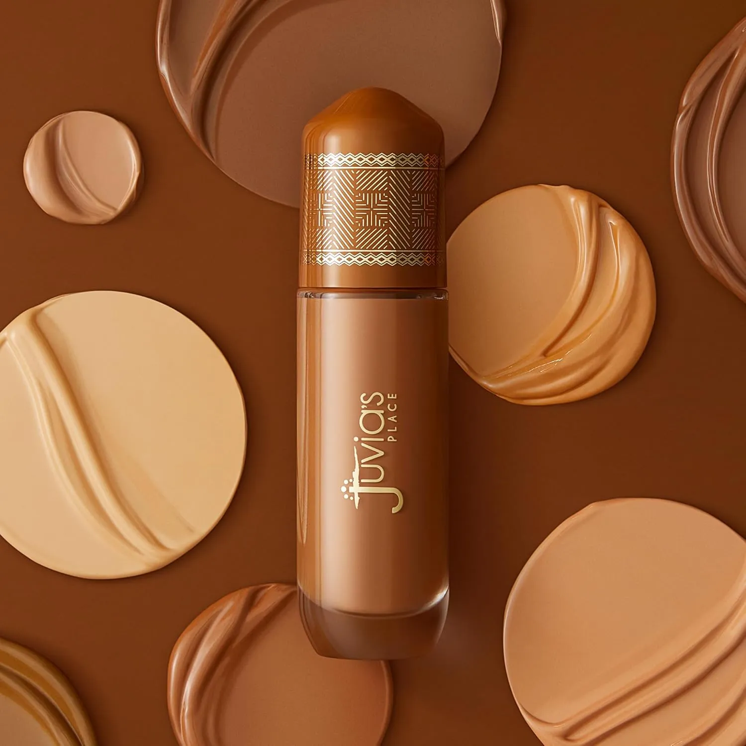 Juvia's Place I Am Magic Radiance Booster - Shade Dark 2 (Cameroon) - Flawless Effect for Glam Makeup - Blurs, Smooths & Illuminates Complexion - Glow Activator with Buildable Low to Medium Coverage