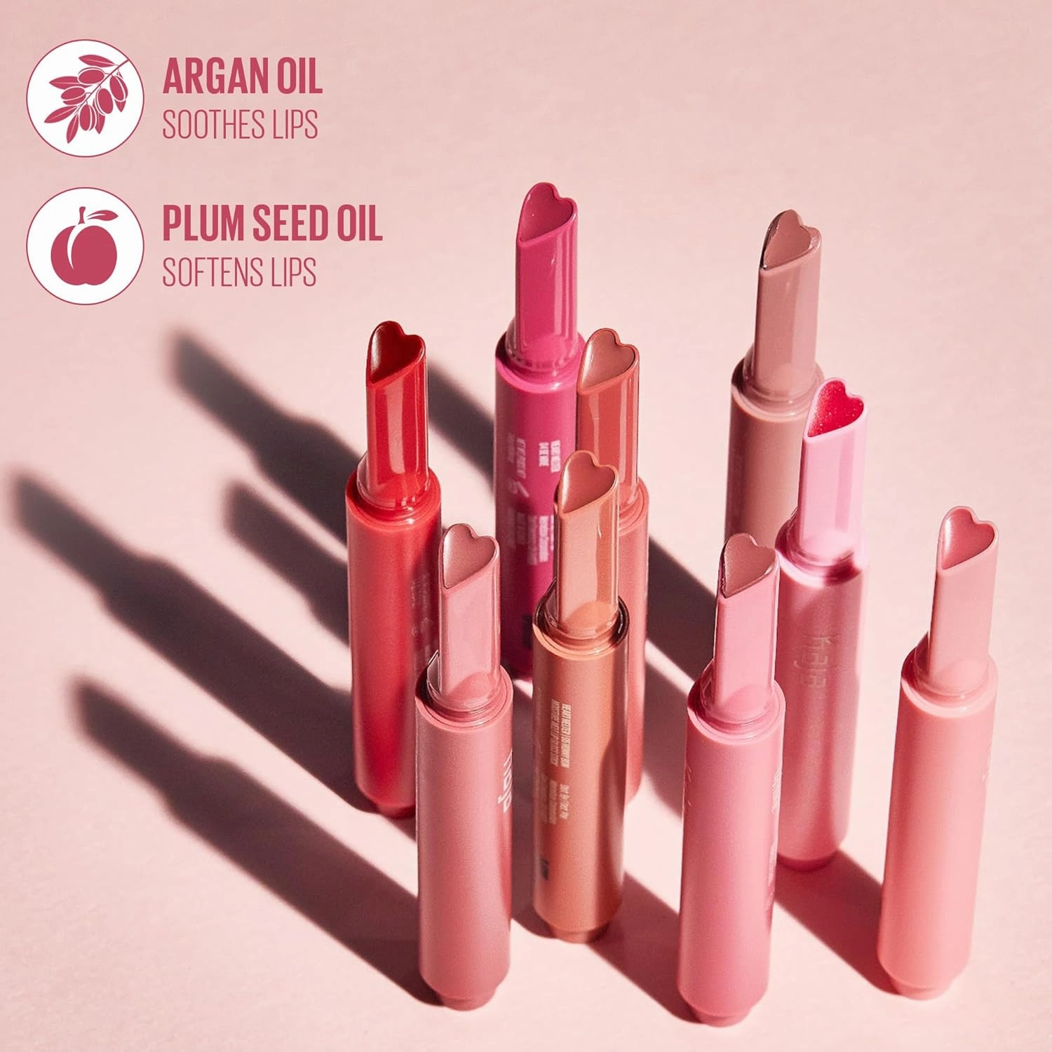 Kaja Lip Gloss - Heart Melter | High-shine, Glossy Finish, Flirty Cherry Red, Moisturize, 01 Too Hot, 0.04 Oz