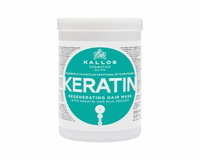 Kallos Keratin Hair Mask, for Damaged Dry Hair, Deep Conditioning Treatment Mask, Natural Hair Mask for Scalp and Root Repair, 33.81oz