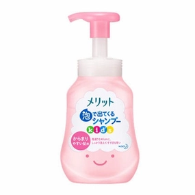 Kao Silicone-Free Foaming Shampoo for Kids, Pink, 300ml, 377g