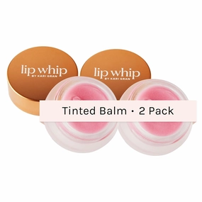 Kari Gran Lip Whip | Moisturizing Lip Balm with Organic Oils | Glossy Sheen   Peppermint | Rich Buttery Texture, Hydrates & Protects | Non-GMO, Organic Ingredients, 2 Pack (Tinted Peppermint)