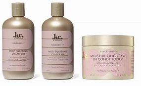 Keracare Curl-Essence Moisturizing Combo Set (COWASH&SHAMPOO&LEAVEIN)