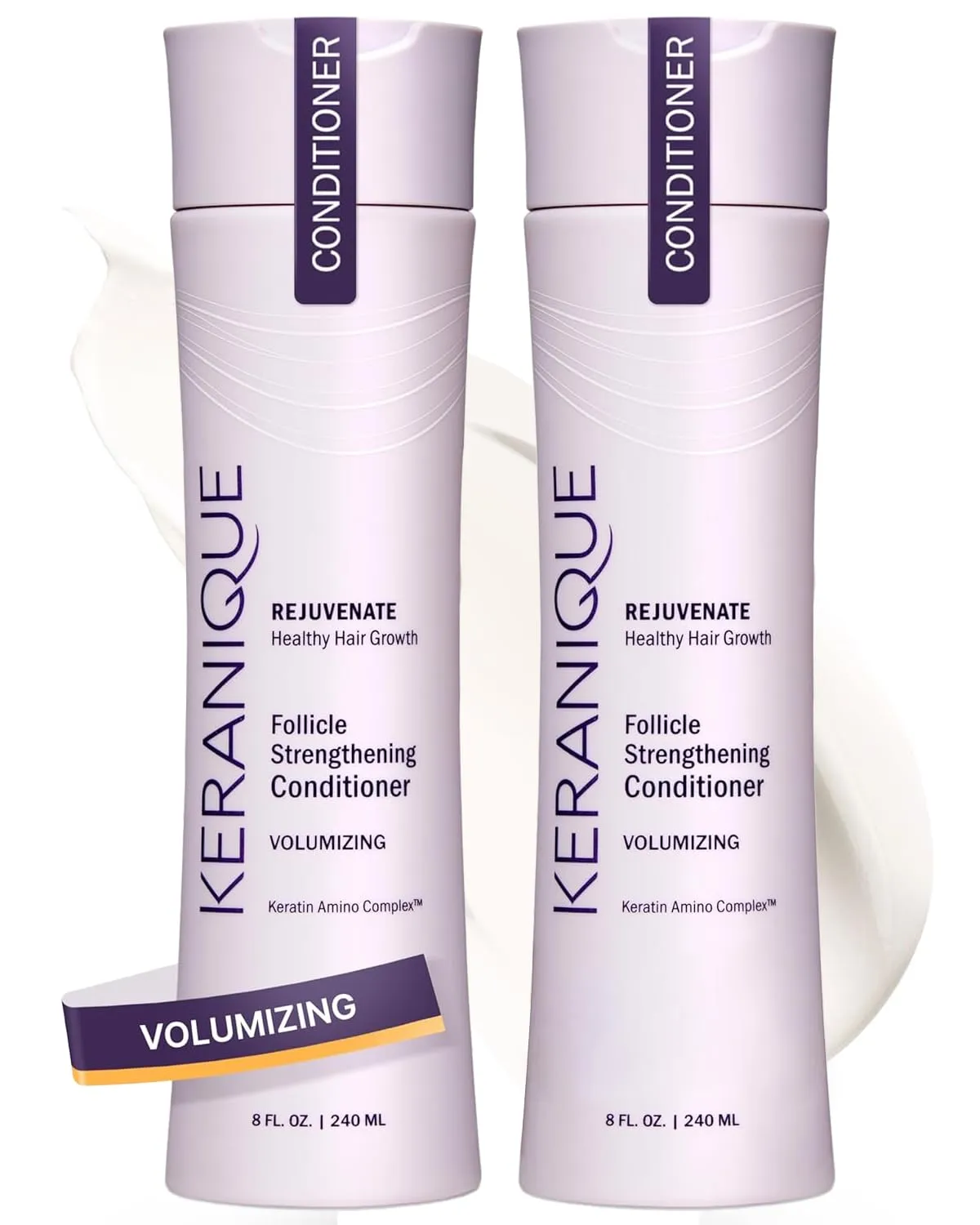 Keranique Volumizing Keratin Conditioner, 8 fl. oz. (2 Pack)
