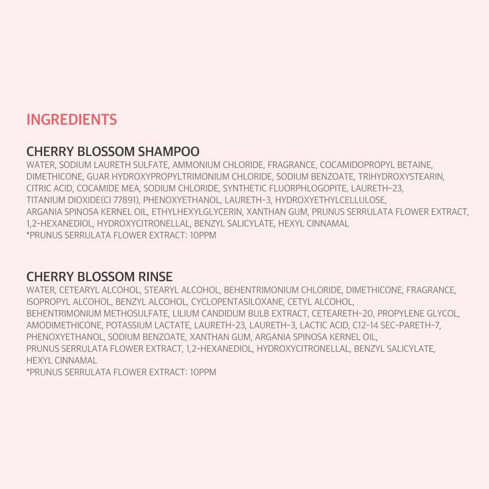 Kerasys CHERRY BLOSSOM Perfumed 33.8 fl oz / 1L (Shampoo, 1-Pack)