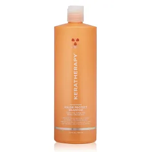 KERATHERAPY Keratin Infused Color Protect Shampoo, 33.8 fl. oz., 1000 ml - Gluten Free Color Protecting Shampoo for Color Treated Hair with Kerabond Technology, Red Raspberry Oil, Omega 3 & 6