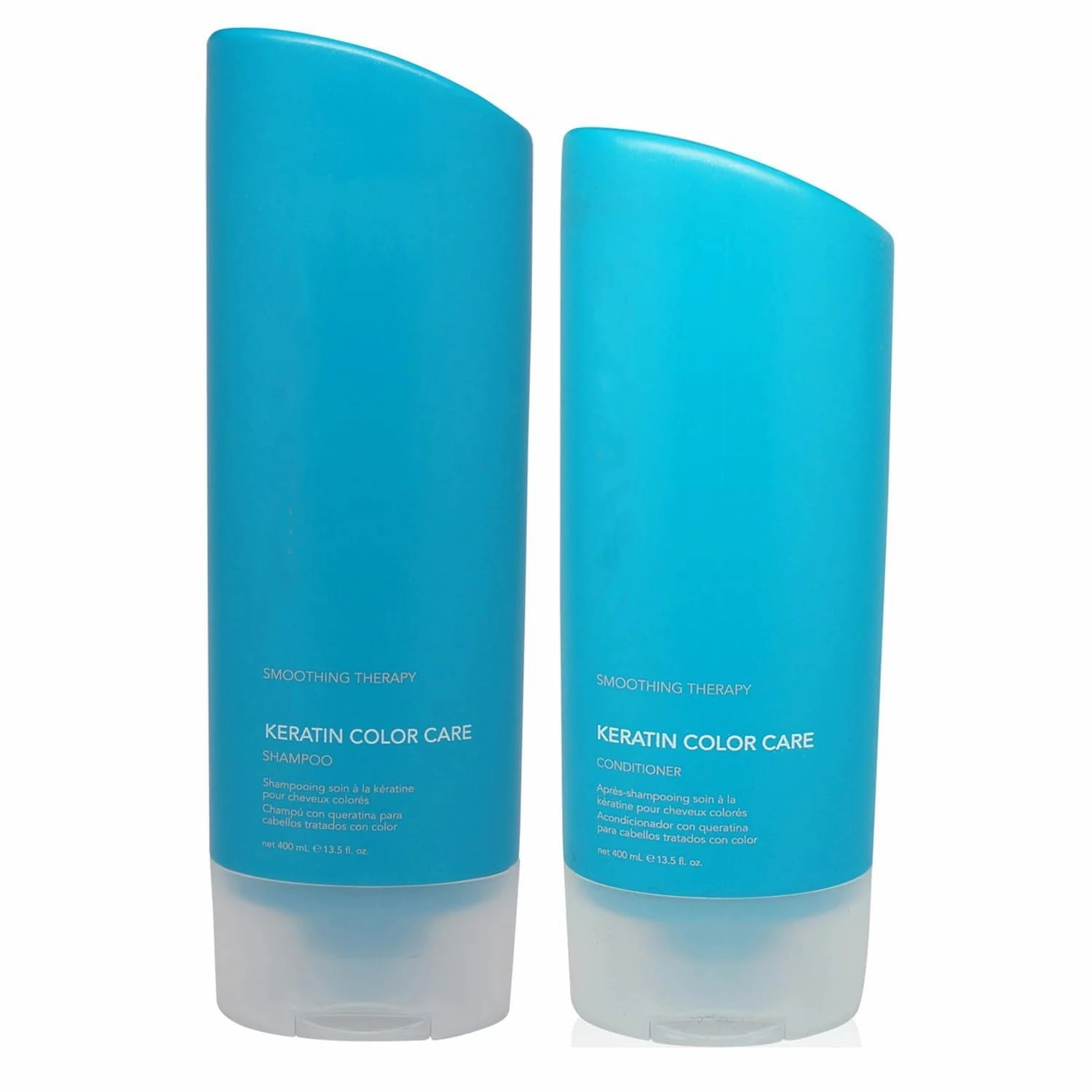 Keratin Color Care Smoothing Therapy Shampoo and Conditioner 13.5 Ounce Each DUO