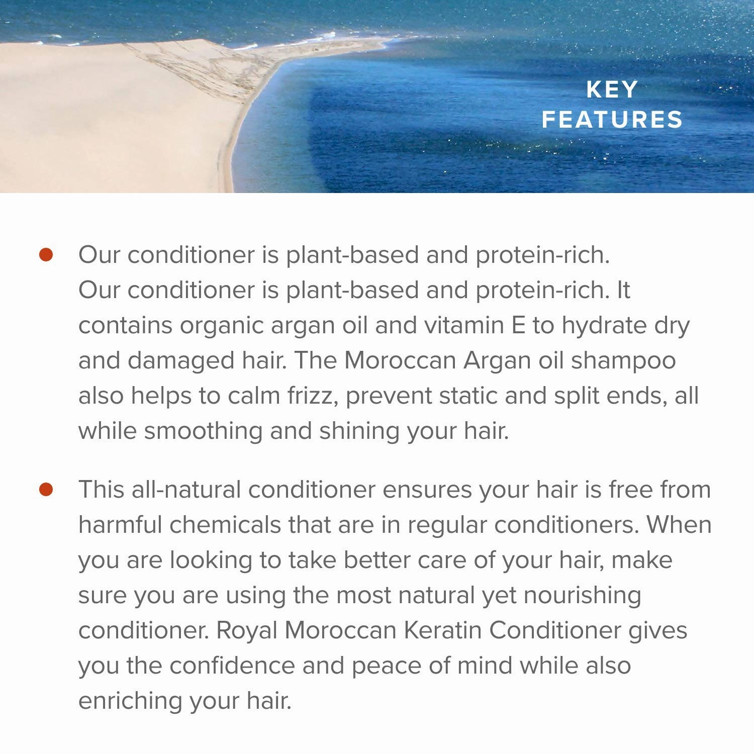 Keratin Conditioner Color Protection (1000 ml / 33.8 oz) Organic Argan Oil | Moisturizing Smoothing Keratin Conditioner Paraben & Sulfate Free Argan Oil | Keratin Hair Products.