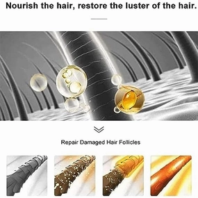 Keratin Revitalizing Cream,300 ML Keratin Boost Awakening Hair,For Frizzy Dry Damaged,Brittle Hair for Men and Women (1PCS)