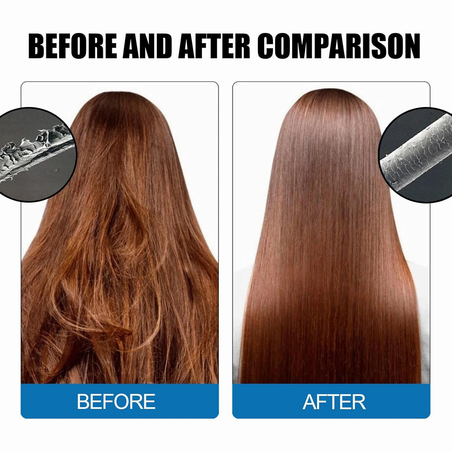 Keratin Revitalizing Cream, 300ml Keratin Hair Treatment Straightening, Keratin Hair Mask for Dry Damaged Hair, Frizzy Hair, Hair Smoothing Leave-In Conditioner (1PCS, 300ml/pcs)