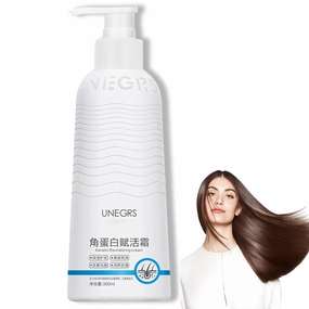 Keratin Revitalizing Cream, UNEGRS Keratin Revitalizing Cream Rejuvenate Hair, Keratins Enrichment Creams, Hair Deep Smoothing Conditioner, Consolidateh Keratins Enrichment Creams for Women (1)