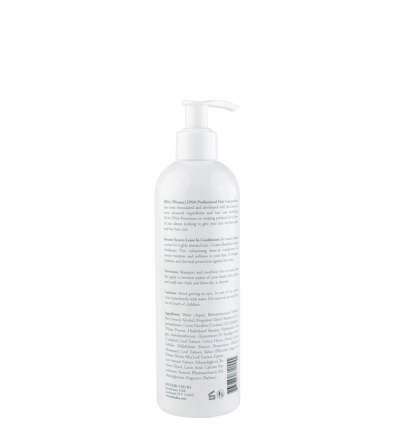 Keratin Treatment System Leave In conditioner - Sulfate Free - Daily Treatment For Instant Damage Control - Provides Volume and Detangles - Coconut and Argan Oil Infused (12 Fl oz.)