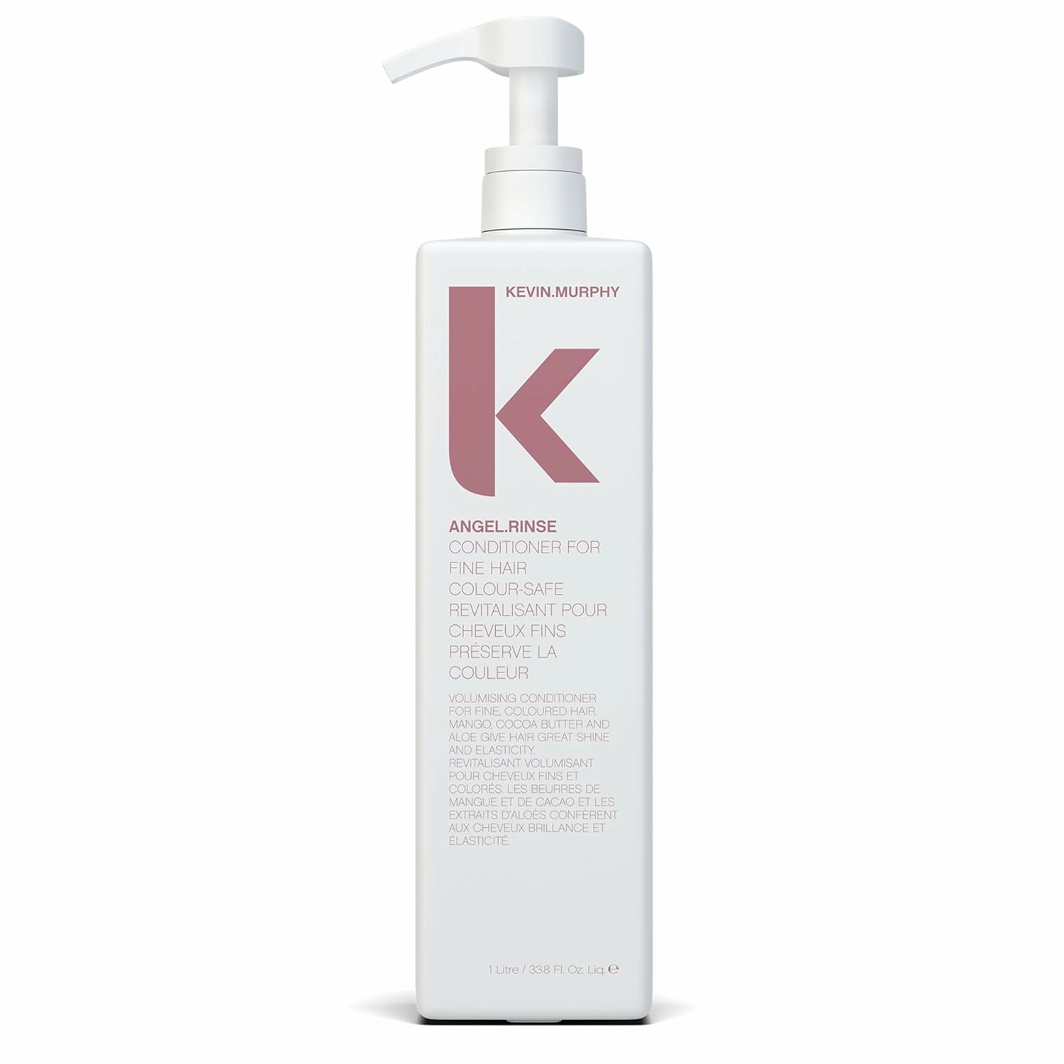 KEVIN.MURPHY ANGEL.RINSE - Hair Repair Conditioner - For Fine Coloured Hair - Colour Safe Conditioner - Sulphate-Free - For Moisture & Conditioning - Delicate Scent - 1 L / 33.8 fl oz
