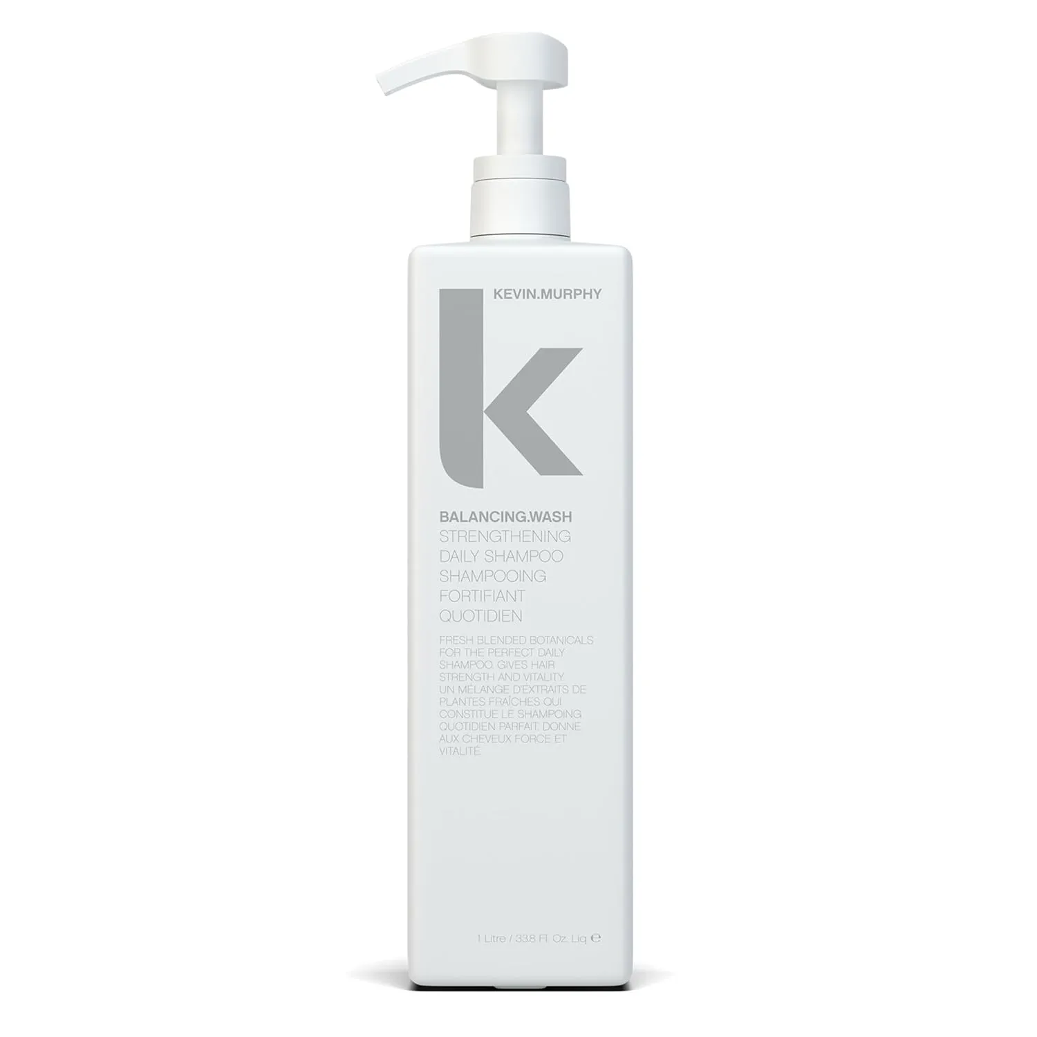 KEVIN.MURPHY BALANCING.WASH - Strengthening Daily Shampoo - For Normal & Oily Hair - Antioxidant Shampoo - Colour Safe Hair Care - Sulphate & Paraben Free - 1 L / 33.8 fl oz