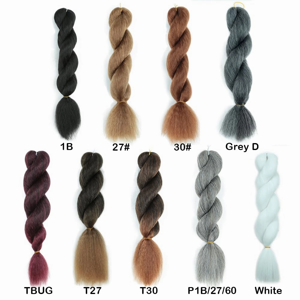 Kinky straight Vixen Crochet Bundles crochet hair16inch Natural Black Yaki Premium Synthetic Fibers for black women Hair Extension (3, 1B)