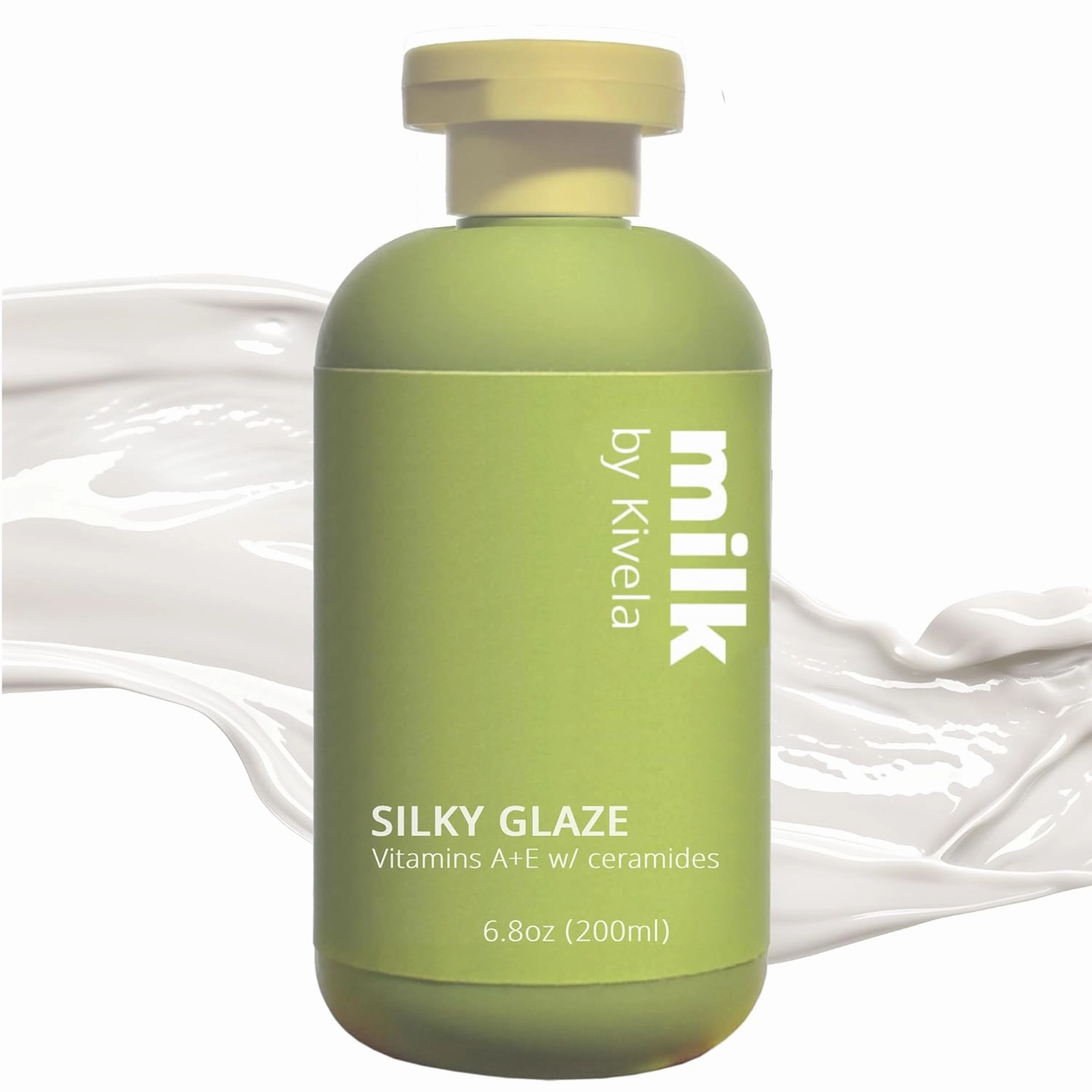 Kivela Glazing Milk Face & Body Moistorizer with Ceramides, Vitamins A E (7 oz, Unscented)